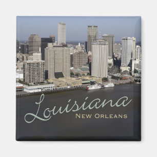 Imán New Orleans Louisiana Souvenir Fridge Magnet