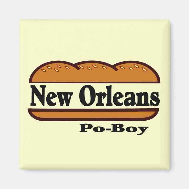 Imán New Orleans Po Boy (Frente)