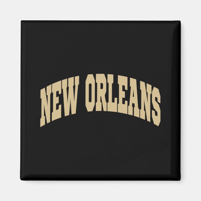 Imán New Orleans - Throwback Design - Clic  (Frente)