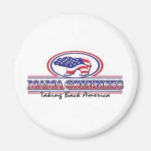Imán NEW-Patriotic-Grizzly