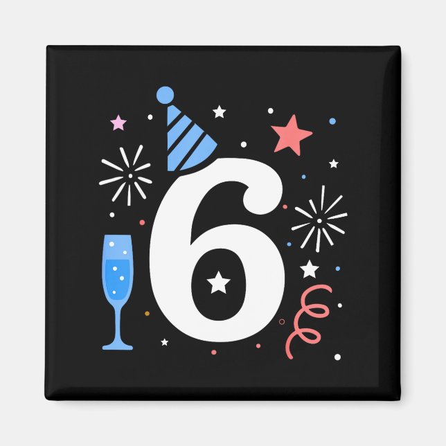 Imán New Year 2026 Shirts 67 Meme  (Frente)