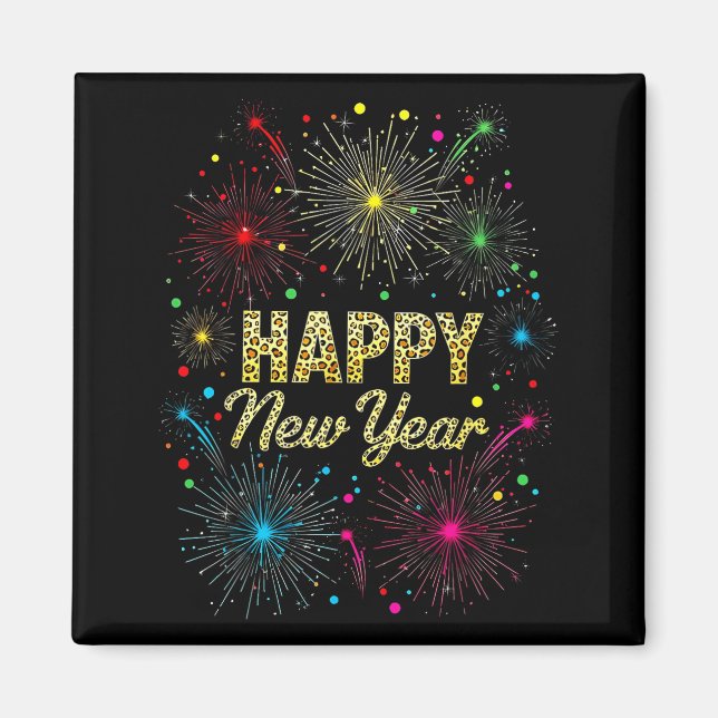 Imán New Year Eve Party Supplies Nye 2026 Happy New Yea (Frente)