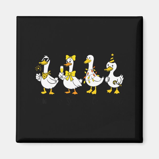 Imán New Year Same Silly Goose Happy New Year 2026 Cele (Frente)
