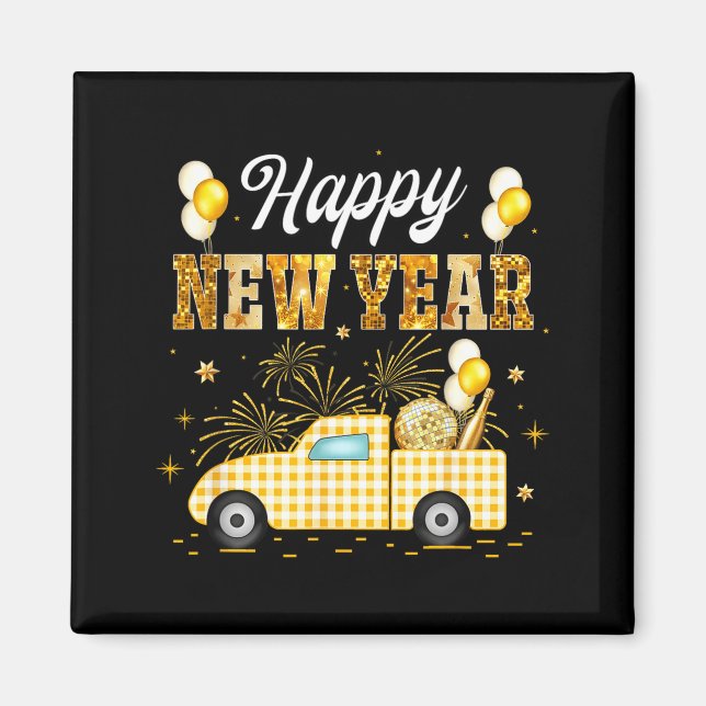 Imán New Years Eve Party Supplies 2026 Happy New Year T (Frente)