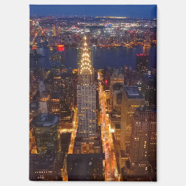 Imán New York City - Crysler Building at night
