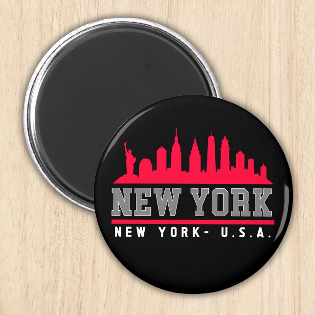 Imán New York City Skyline City (Subido por el creador)