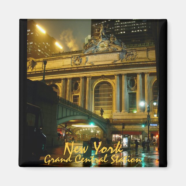 Imán New York Fridge Magnet Grand Central Souvenirs (Frente)