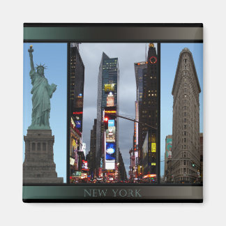 Imán New York Fridge Magnet NY Souvenir Magnet