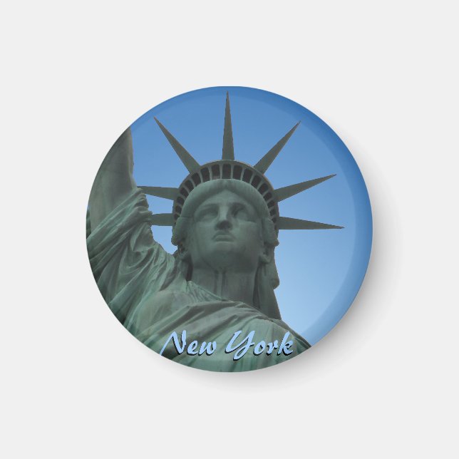 Imán New York Fridge Magnet NY Souvenir Magnet (Frente)