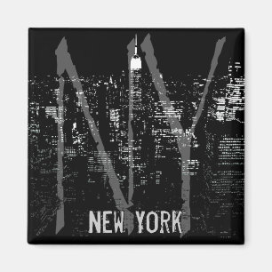 Imán New York Fridge Magnet NY Souvenir Magnet