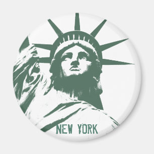 Imán New York Fridge Magnet NY Souvenir Magnet