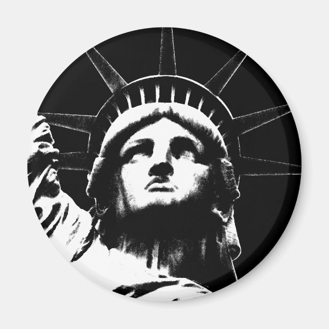 Imán New York Fridge Magnet NY Souvenir Magnet (Frente)