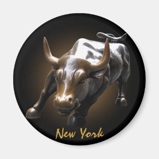 Imán New York Fridge Magnets Estatua de Toro NYC Souven