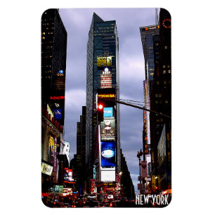 Imán New York Magnet NY City Time Square NY Souvenir
