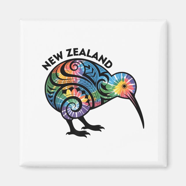 Imán New Zealand Kiwi Bird  (Frente)