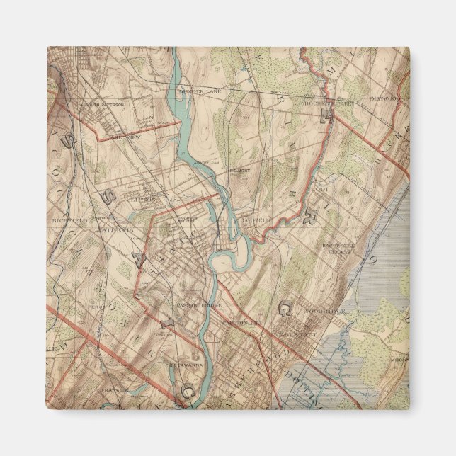 Imán Newark y Paterson, Nueva Jersey (Frente)