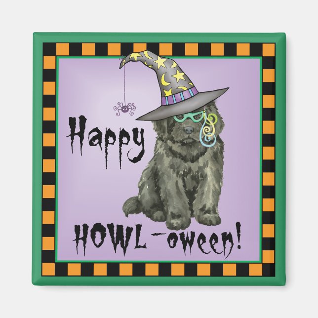 Imán Newfie Witch (Frente)