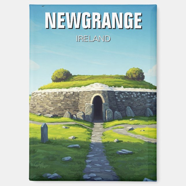 Imán Newgrange Irlanda Viajes (Anverso)