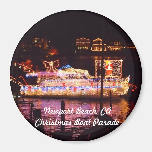 Imán Newport Beach, CA Fridge Magnet (Frente)