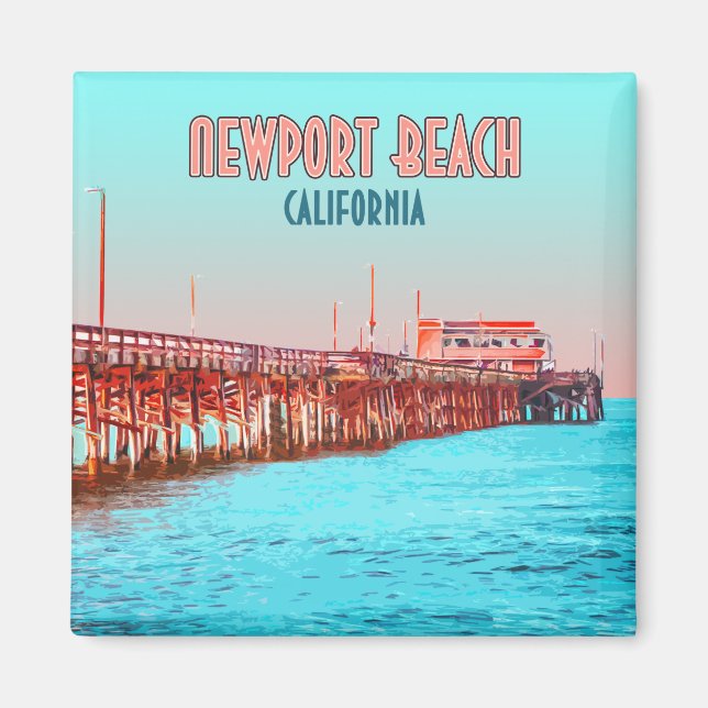 Imán Newport Beach California (Frente)