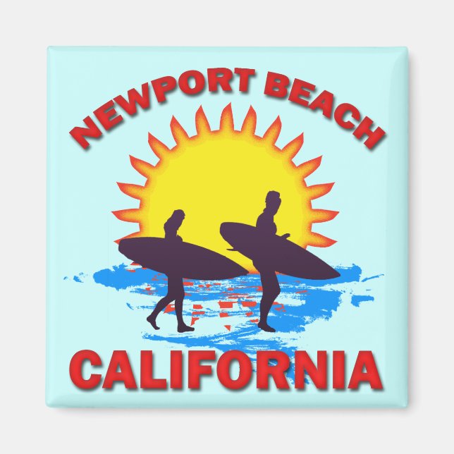IMÁN NEWPORT BEACH CALIFORNIA (Frente)