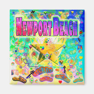 Imán Newport Beach Epoch Hour Magnet