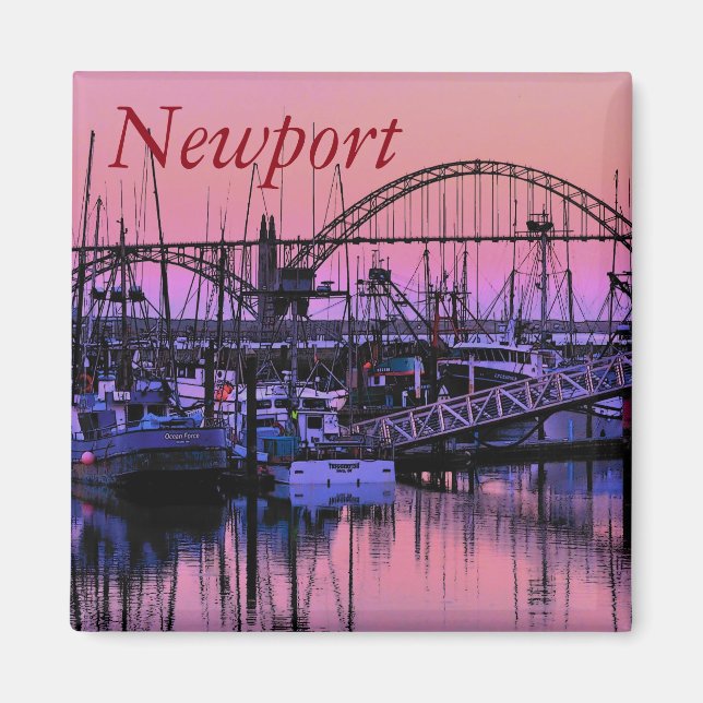 Imán Newport (OR) Magnet (Frente)