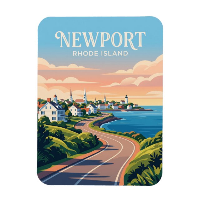 Imán Newport Rhode Island (Vertical)