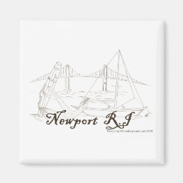 Imán Newport RI Magnet