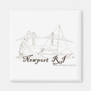 Imán Newport RI Magnet