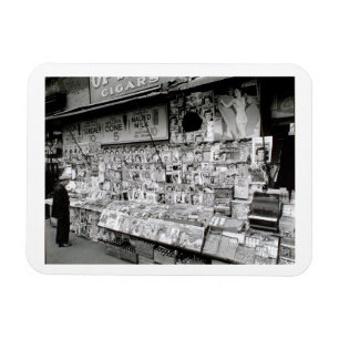 Imán Newsstand, inspirado por la época de los años 50