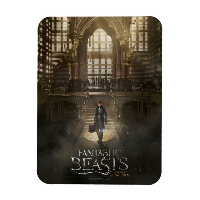 Imán NEWT SCAMANDER™ en la sede de MACUSA™ (Vertical)