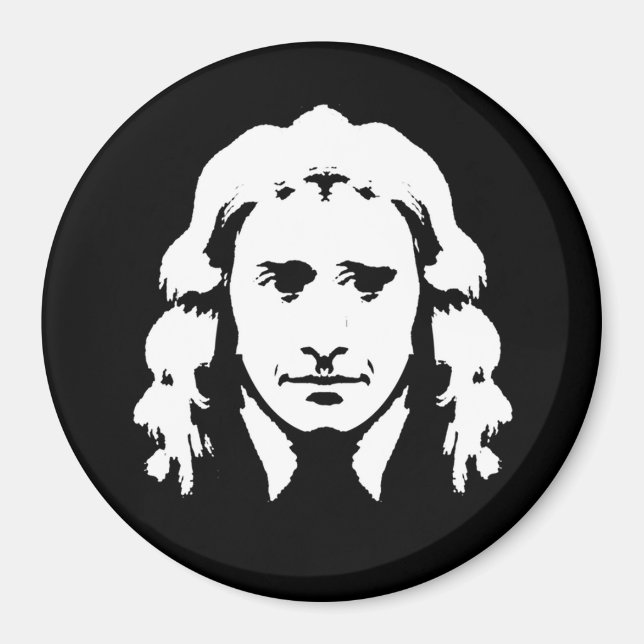 Imán Newton sonriente (Frente)