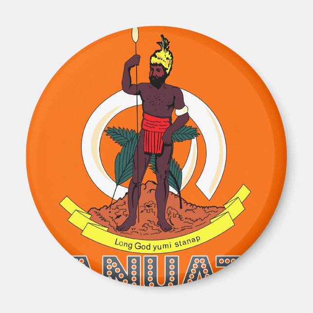Imán Ni Vanuatu Emblema (Frente)