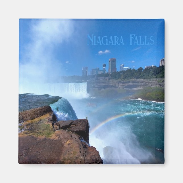 Imán Niagara Falls mit Regenbogen (Frente)