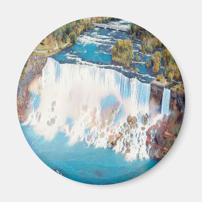 Imán NIAGARA FALLS - Panorama (Frente)