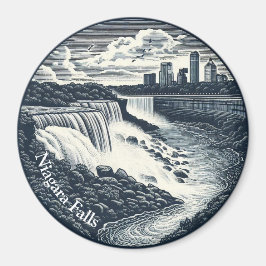 Imán Niagara Falls Vintage Magnet