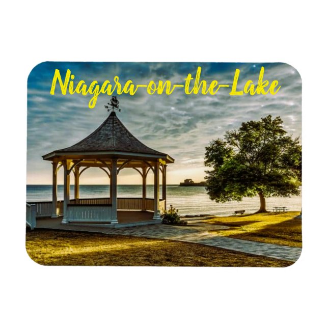 Imán Niagara-on-the-Lake Canada estilizada (Horizontal)