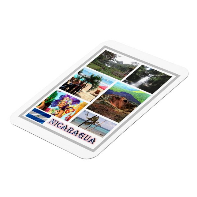 Imán Nicaragua - Mosaico - (Lado Izquierdo)