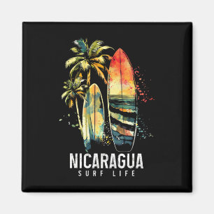Imán Nicaragua Nica Surf Vintage Surfing Surfista _1