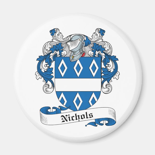 Imán Nichols Family Crest (Frente)