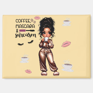 Imán Nicole Coffee & Mascara Magnet