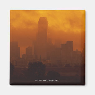 Imán Niebla con humo en la ciudad