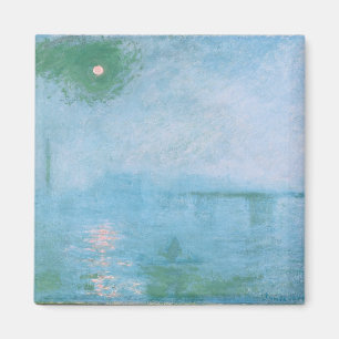 Imán Niebla en el Támesis (por Claude Monet)