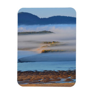 Imán Niebla matutina sobre Netarts Bay, O