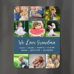 Imán Nietos personalizados Nombres 9 Collage de fotos<br><div class="desc">Imanes de fotos impresos por personalizado personalizados con fotos y textos de tu familia. Agregue los nombres de sus nietos u otro texto personalizado con espacio para 9 fotos cuadradas. Utilice las herramientas de diseño para elegir cualquier color de fondo, agregar más fotos y editar los tipos de letra y...</div>