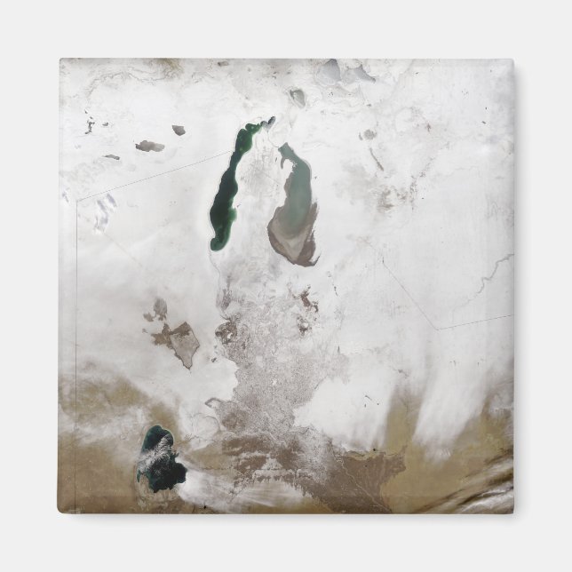 Imán Nieve alrededor del mar de Aral (Frente)