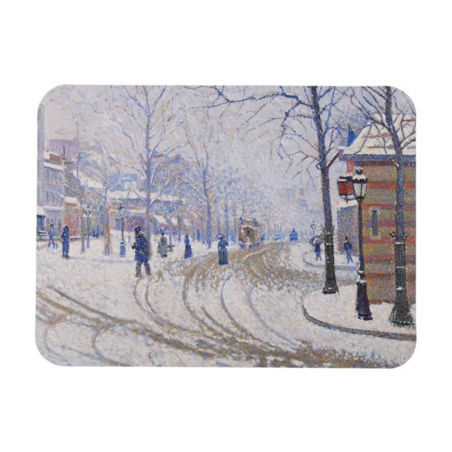 Imán Nieve, Boulevard de Clichy, París, 1886 (Horizontal)