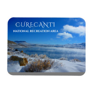 Imán Nieve de invierno en Blue Mesa Reservoir, Curecant