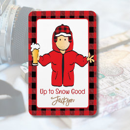 Imán Nieve de invierno: Vacaciones de Alaska, curiosas 